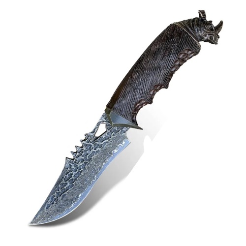 KnifeBoss lovecký damaškový nůž Rhino VG-10